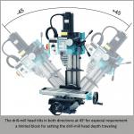 Máy Khoan Phay Mini DM130 (Mini Drilling Milling Machine)